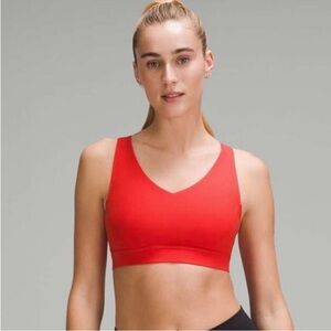 NWT lululemon athletica Envital Bra Solar Orange (SLRO)